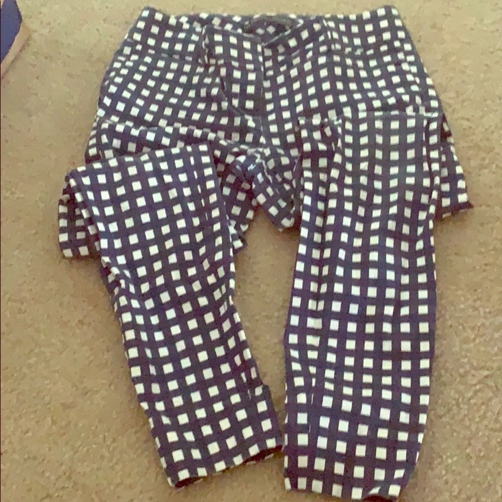 Blue & white pants